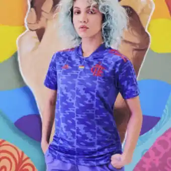 Camisa pride flamengo feminina