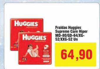 Spani Atacadista Fraldas huggies supreme care hiper oferta