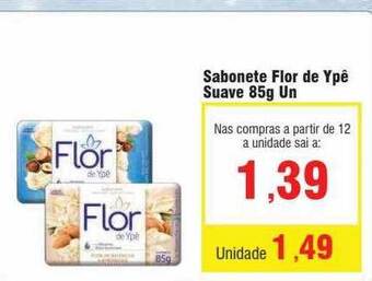 Spani Atacadista Sabonete flor de ypê suave oferta