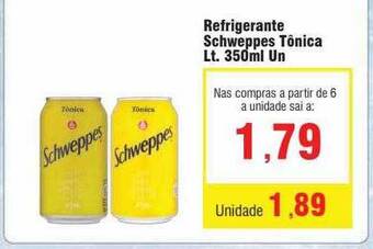 Refrigerante schweppes tônica lt