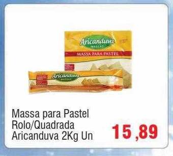 Spani Atacadista Massa para pastel rolo-quadrada aricanduva oferta