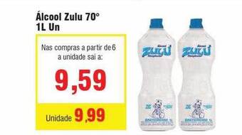 Spani Atacadista Álcool zulu 70° oferta