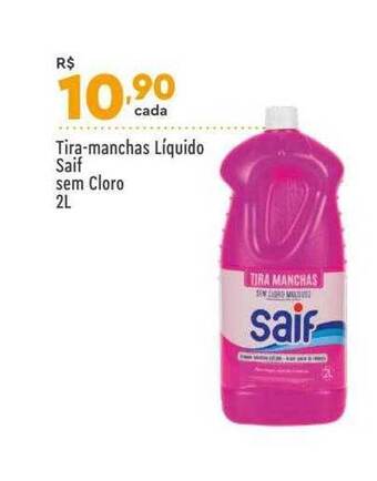Supper Rissul Tira-manchas líquido saif sem cloro oferta