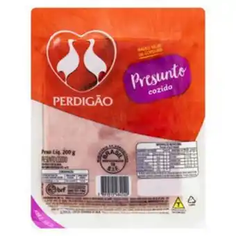 Big Box Presunto cozido fatiado perdigão 200g oferta