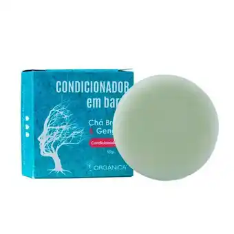 Mambo Condicionador em barra chá branco com gendibre orgânica 55g oferta