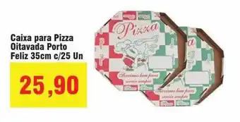 Caixa para pizza oitavada porto feliz c- 25