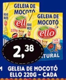 Supermercados Cristal Geleia de Mocoto Ello 220g - cada oferta