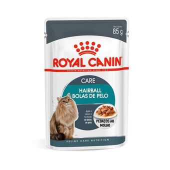 Petz Ração úmida royal canin bolas de pelo para gatos adultos 85g oferta
