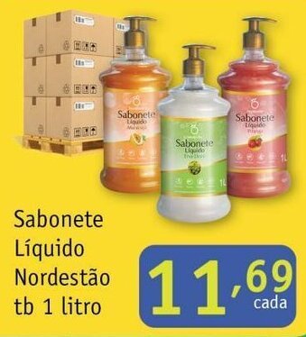 Nordestão Sabonete Liquido Nordestao tb 1L oferta
