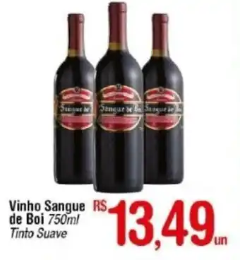 Fort Atacadista Vinho Sangue de Boi 750ml oferta