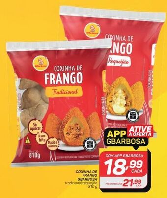 GBarbosa Coxinha de frango gbarbosa 810g oferta