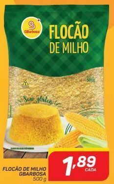 GBarbosa Flocão de milho gbarbosa 500g oferta