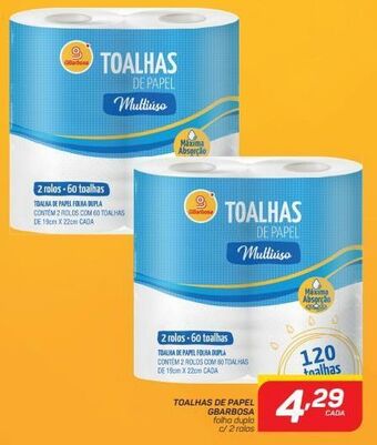 GBarbosa Toalhas de papel gbarbosa oferta