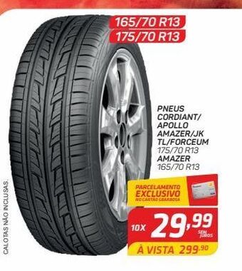 Pneus cordiant/apollo amazer/jk tl /forceum/ amazer