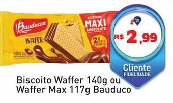Tonin Superatacado Biscoito waffer 140g ou waffer max 117g bauduco oferta
