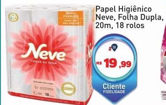 Tonin Superatacado Papel higiênico neve, folha dupla, 20m, 18 rolos oferta