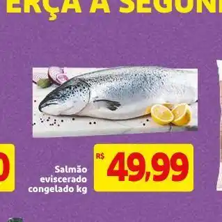 Mercado Extra Salmão oferta