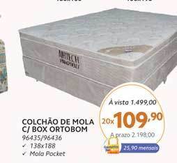 Benoit Colchão De Mola C Box Ortobom oferta