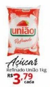 Acucar refinado Uniao 1kg
