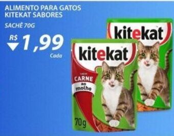 Assaí Atacadista Alimento para Gatos Kitekat Sabores 70g oferta