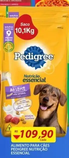 Assaí Atacadista Alimento para caes Pedigree Nutricao Essencial 10.1kg oferta