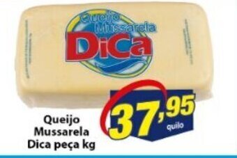 Vencedor Atacadista Queijo mussarela Dica peca 1kg oferta