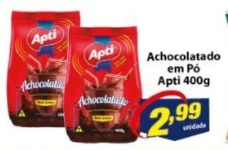 Vencedor Atacadista Achocolatado em po Apti 400g oferta