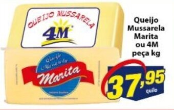 Vencedor Atacadista Queijo Mussarela Marita ou 4m peca 1kg oferta
