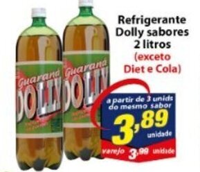 Vencedor Atacadista Refrigerante Dolly sabores 2L oferta