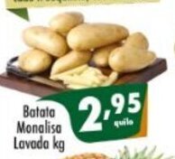 Batata Monalisa Lavada 1kg