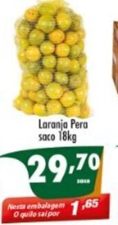 Vencedor Atacadista Laranja Pera saco 18kg oferta