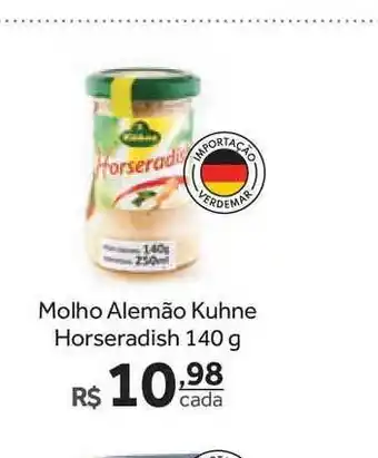 Molho Alemão Kuhne Horseradish 140g