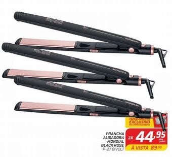 GBarbosa Prancha alisadora mondial black rose oferta