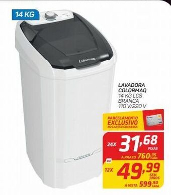 GBarbosa Lavadora colormaq oferta