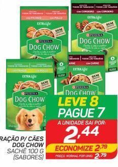 GBarbosa Ração para cães dog chow 100g oferta