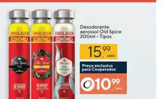 Desodorante Aerossol Old Spice 200ml