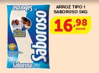 Roldão Arroz tipo 1 Saboroso 5kg oferta