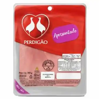 X Supermercados Apresuntado perdigão fatiado 200g oferta