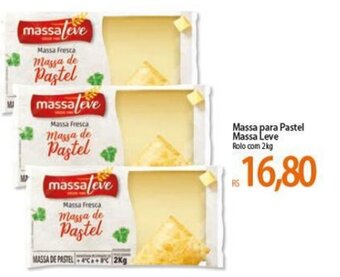 Atacadão Massa para pastel Massa Leve 2kg oferta
