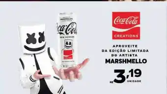 Supermercados Unidos Coca cola marshmello oferta