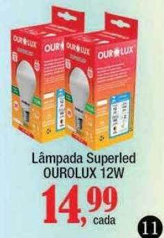 Supermercados Unidos Lampada superled ourolux 12w oferta