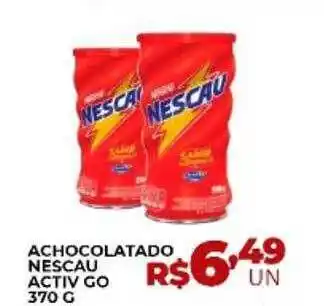 Achocolatido nescau activ go