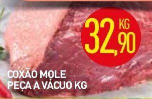 Calvo Atacadista Coxao Mole peca vacuo 1kg oferta