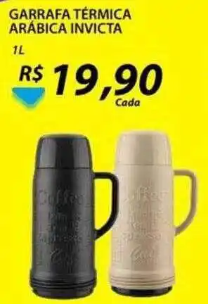 Assaí Atacadista Garrafa térmica arábica invicta oferta