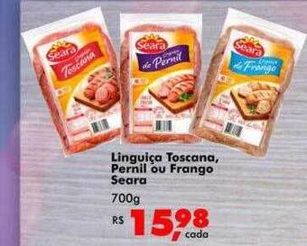 Big Box Linguiça toscana pernil ou frango seara oferta