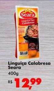 Big Box Linguiça calabresa seara oferta