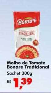 Molho de tomate bonare tradicional sachet