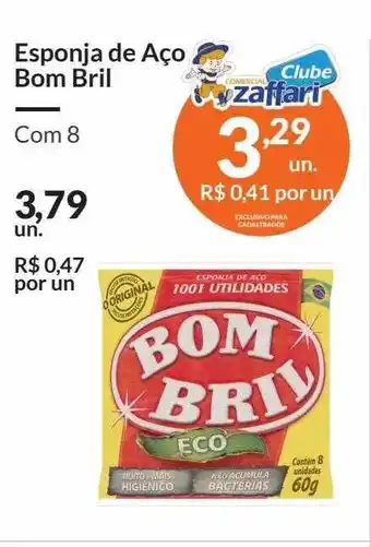 Zaffari Esponja de aço bom bril oferta