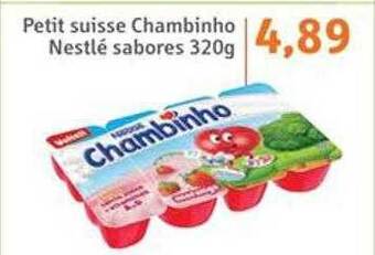 Sonda Petit suisse chambinho nestlé sabores oferta
