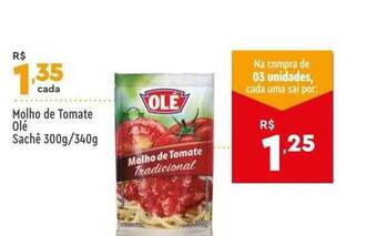 Supper Rissul Molho de tomate olé sachê oferta